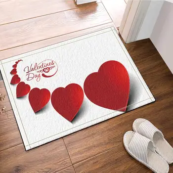 Valentine's Day Bath Rug Heart Necklace Fall In Love Creative Romance Printing Non-Slip Doormat Floor Entryways Front Door Mat
Valentine's Day Bath Rug Heart Necklace Fall In Love Creative Romance Printing Non-Slip Doormat Floor Entryways Front Door Mat