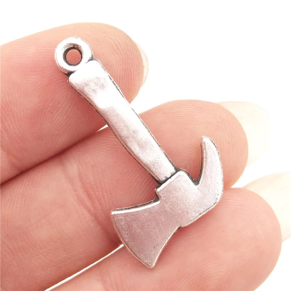 BULK 30pcs Antique Silver Plated Firefighter Axe Charms Pendants Zinc Alloy Metal DIY Jewelry Accessories Findings 15*26mm 1.7g
BULK 30pcs Antique Silver Plated Firefighter Axe Charms Pendants Zinc Alloy Metal DIY Jewelry Accessories Findings 15*26mm 1.7g