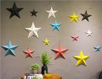 3PCS/SET Nordic style 3D Metal Colorful Retro Five-pointed Star Wall DIY Wall Decoration JL 227
3PCS/SET Nordic style 3D Metal Colorful Retro Five-pointed Star Wall DIY Wall Decoration JL 227