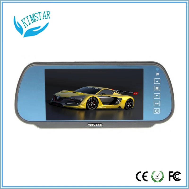 7" Car TFT LCD Monitor Mirror 800*480 digital screen High resolution FM Remote Controller 2 Video input
7" Car TFT LCD Monitor Mirror 800*480 digital screen High resolution FM Remote Controller 2 Video input