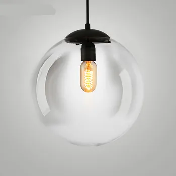 Vintage Retro Loft Simple Handmade Clear Glass Ball Led E27 Pendant Light For Dining Room Bar Restaurant Dia 15/20/25/30/35cm
Vintage Retro Loft Simple Handmade Clear Glass Ball Led E27 Pendant Light For Dining Room Bar Restaurant Dia 15/20/25/30/35cm