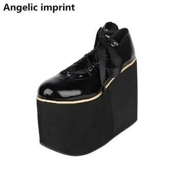 Angelic imprint woman mori girl lolita cosplay shoes lady high heels pumps wedges women princess dress party shoes riband 13cm
Angelic imprint woman mori girl lolita cosplay shoes lady high heels pumps wedges women princess dress party shoes riband 13cm