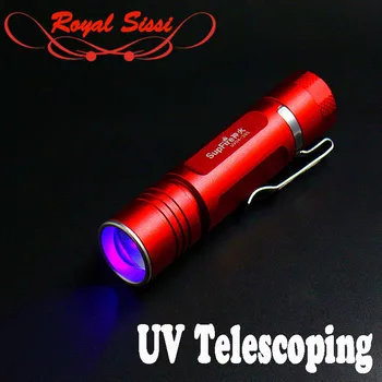 SupFire 395nm focusable UV power torch light telescoping UV LED flashlight fly tying tools widgets curing harden any UV products
SupFire 395nm focusable UV power torch light telescoping UV LED flashlight fly tying tools widgets curing harden any UV products