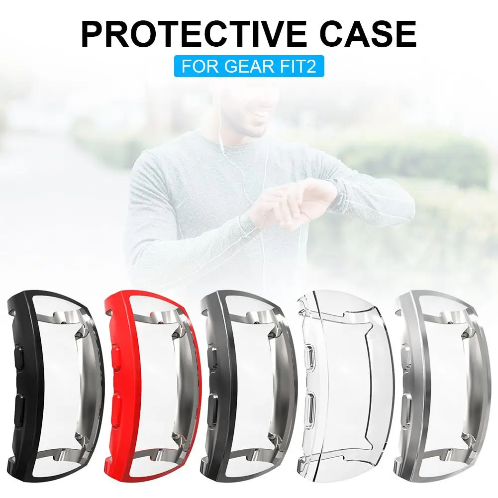 Case Soft TPU Plated Protector Rugged Cover All-Around Protector Cover Bumper Waterproof Dustproof Scratch-Proof For Gear Fit2
Case Soft TPU Plated Protector Rugged Cover All-Around Protector Cover Bumper Waterproof Dustproof Scratch-Proof For Gear Fit2