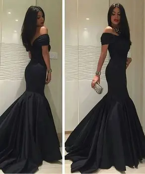 Mermaid Evening Dresses Black Off The Shoulder Long Evening Gown 2019 Tight Fishtail Prom Dress For Women evening ceremony dress
Mermaid Evening Dresses Black Off The Shoulder Long Evening Gown 2019 Tight Fishtail Prom Dress For Women evening ceremony dress