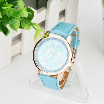 New Wristwatches Women's Roman Numerals Faux Leather Analog Quartz Watch Women Watche Quartz Watche Reloj Relogio Feminino
New Wristwatches Women's Roman Numerals Faux Leather Analog Quartz Watch Women Watche Quartz Watche Reloj Relogio Feminino
