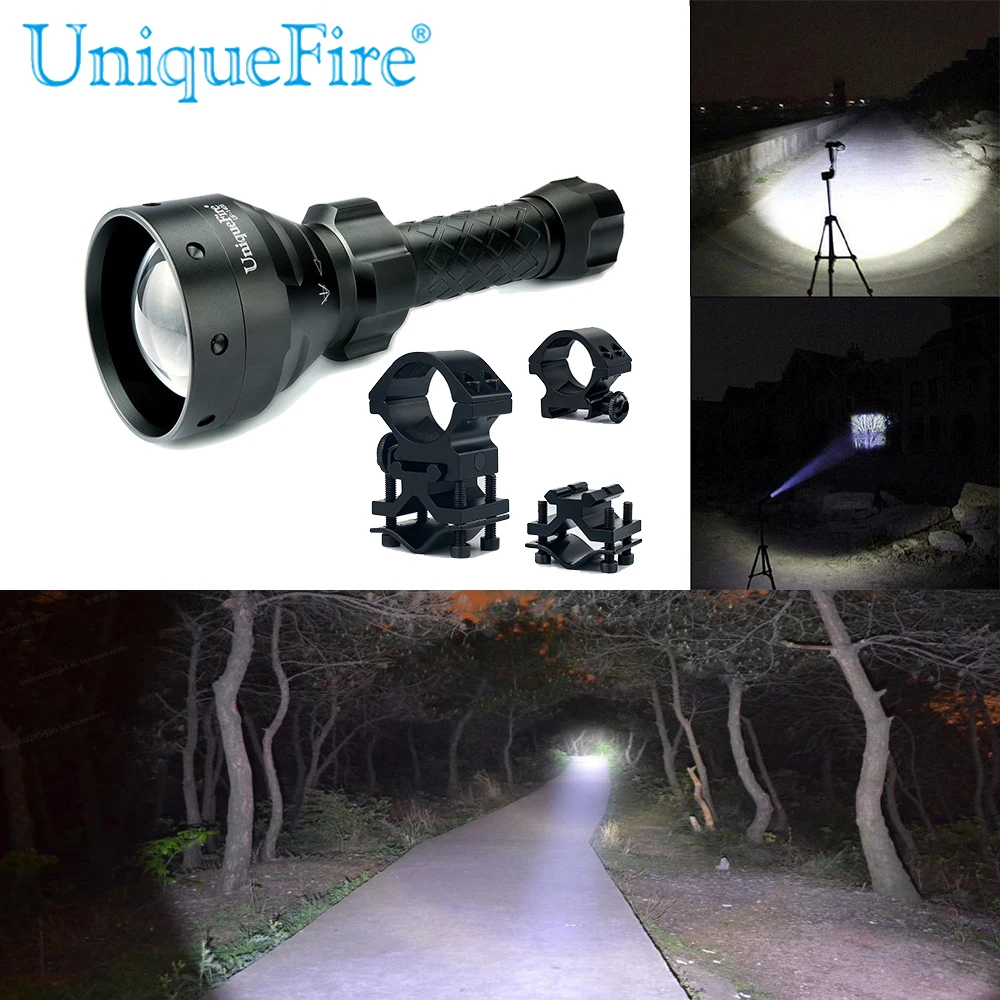 UniqueFire 1405 XPG Upgrade Lantern 18650 LED Torch Rechargeable Flashlight To Hunt (3 Mode) Waterproof+Scope Mount
UniqueFire 1405 XPG Upgrade Lantern 18650 LED Torch Rechargeable Flashlight To Hunt (3 Mode) Waterproof+Scope Mount