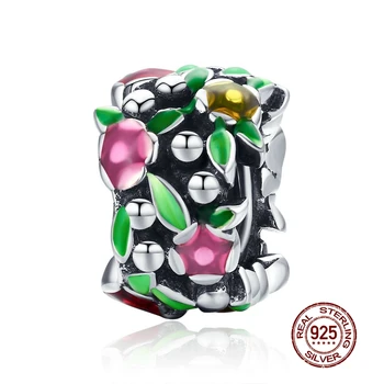 MOWIMO Real 925 Sterling Silver Spring Flower Wall Charms Beads Fit Original Silver Bracelets Pendant DIY Jewelry Making BKC648
MOWIMO Real 925 Sterling Silver Spring Flower Wall Charms Beads Fit Original Silver Bracelets Pendant DIY Jewelry Making BKC648