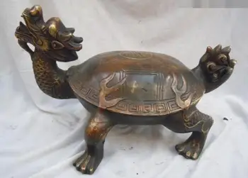 S01649 Old Chinese bronze carved lucky Chinese character "shou' Turtle sculpture statue
S01649 Old Chinese bronze carved lucky Chinese character "shou' Turtle sculpture statue