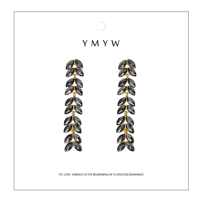 YMYW Exquisite Elegant Fashion Long Crystal Earrings Wedding Party Dangle Drop Earrings for Women 2019 New Jewelry bijoux
YMYW Exquisite Elegant Fashion Long Crystal Earrings Wedding Party Dangle Drop Earrings for Women 2019 New Jewelry bijoux