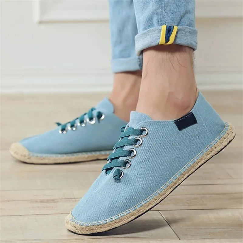 Spring and summer men's shoes breathable hemp cotton casual shoes men's canvas shoes Zapatillas Hombre fashion low cut lace flat
Spring and summer men's shoes breathable hemp cotton casual shoes men's canvas shoes Zapatillas Hombre fashion low cut lace flat
