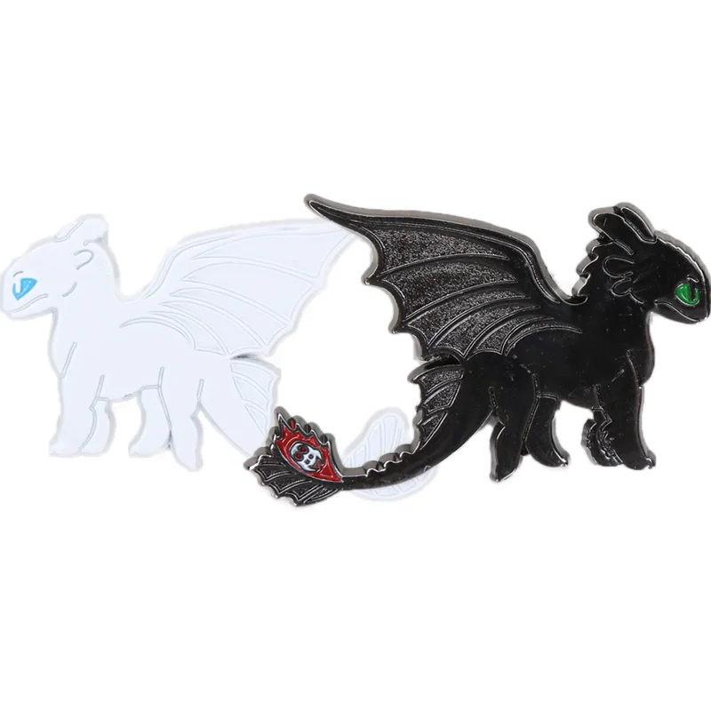 4.2cm New How To Train Your Dragon 3 Toys Toothless Brooch Night Fury Keychain the Hidden World Metal Pendant Key Holder White
4.2cm New How To Train Your Dragon 3 Toys Toothless Brooch Night Fury Keychain the Hidden World Metal Pendant Key Holder White