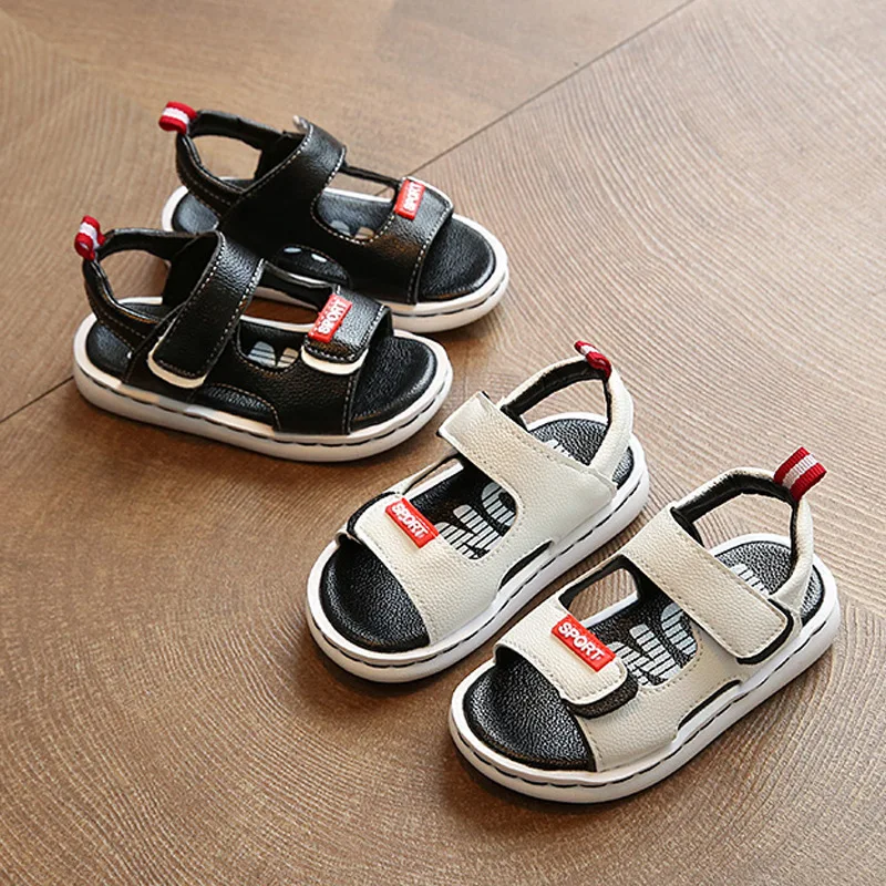 Baby Toddler Boys Summer Casual Sandals Shoes 1-3 Years Old Kids Fashion Close Toe Antislip Walking Shoes