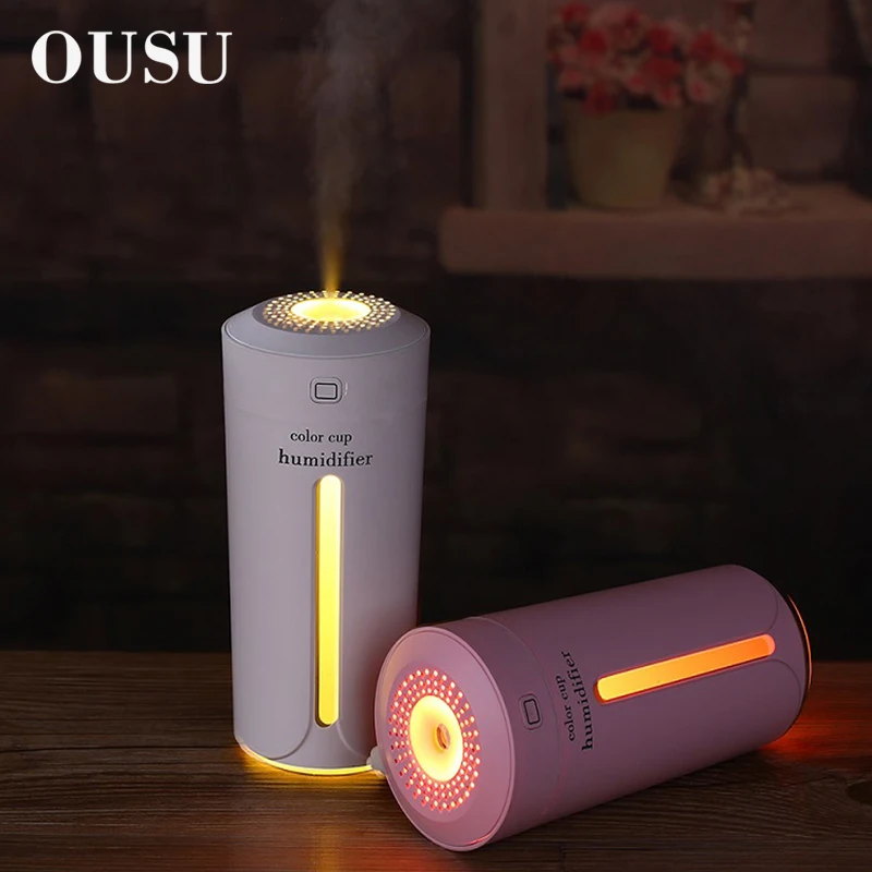 OUSU Gadgets Cool USB LED Light USB 7 Colors Night Light 230ml Aroma Essential Oil Diffuser Home Car Ultrasonic Air Humidifier
OUSU Gadgets Cool USB LED Light USB 7 Colors Night Light 230ml Aroma Essential Oil Diffuser Home Car Ultrasonic Air Humidifier