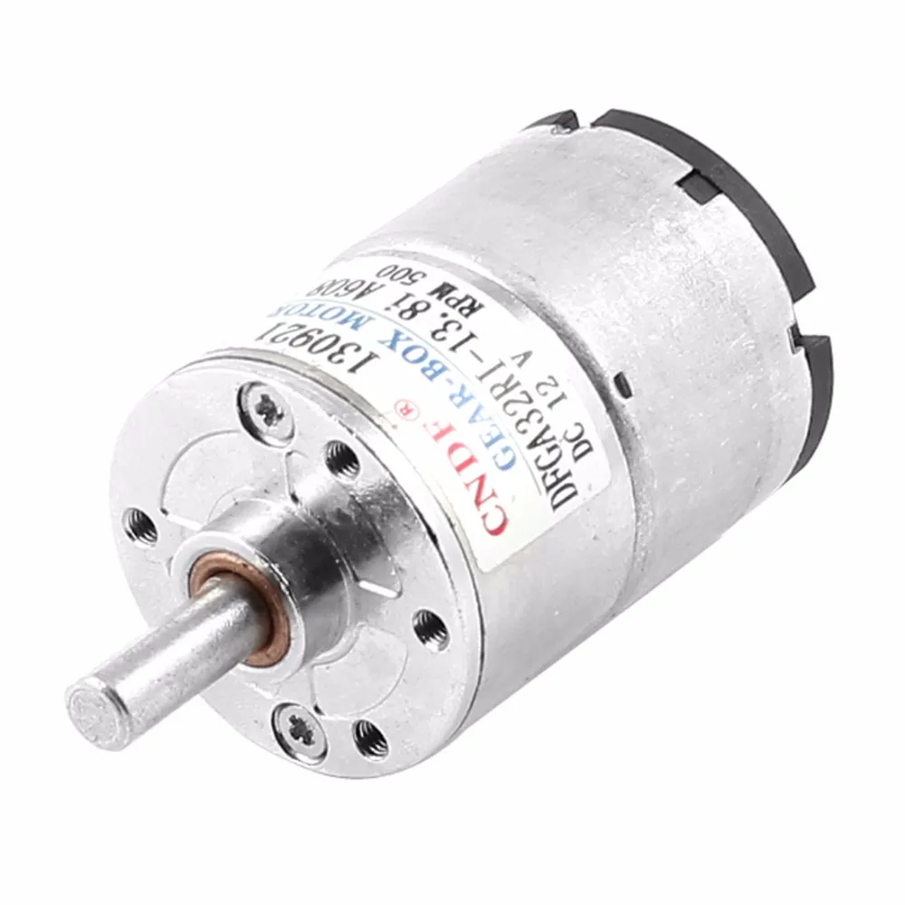 Uxcell(R) Hot Sale 1Pcs 12V DC 500RPM 6mm Shaft Magnetic Electric Gear Box Motor Replacement
Uxcell(R) Hot Sale 1Pcs 12V DC 500RPM 6mm Shaft Magnetic Electric Gear Box Motor Replacement