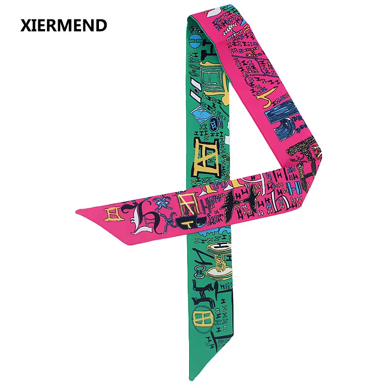 2018 New Embroidered silk scarf female tied bag handle ribbon hairband sunscreen shawl scarf head skinny scarves
2018 New Embroidered silk scarf female tied bag handle ribbon hairband sunscreen shawl scarf head skinny scarves