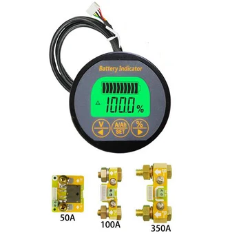 Battery Monitor 50A 100A 350A 500A Coulomb Meter Capacity Indicator Voltage Current VA Car ebike UPS Lithium lead-acid 12V 24V
Battery Monitor 50A 100A 350A 500A Coulomb Meter Capacity Indicator Voltage Current VA Car ebike UPS Lithium lead-acid 12V 24V