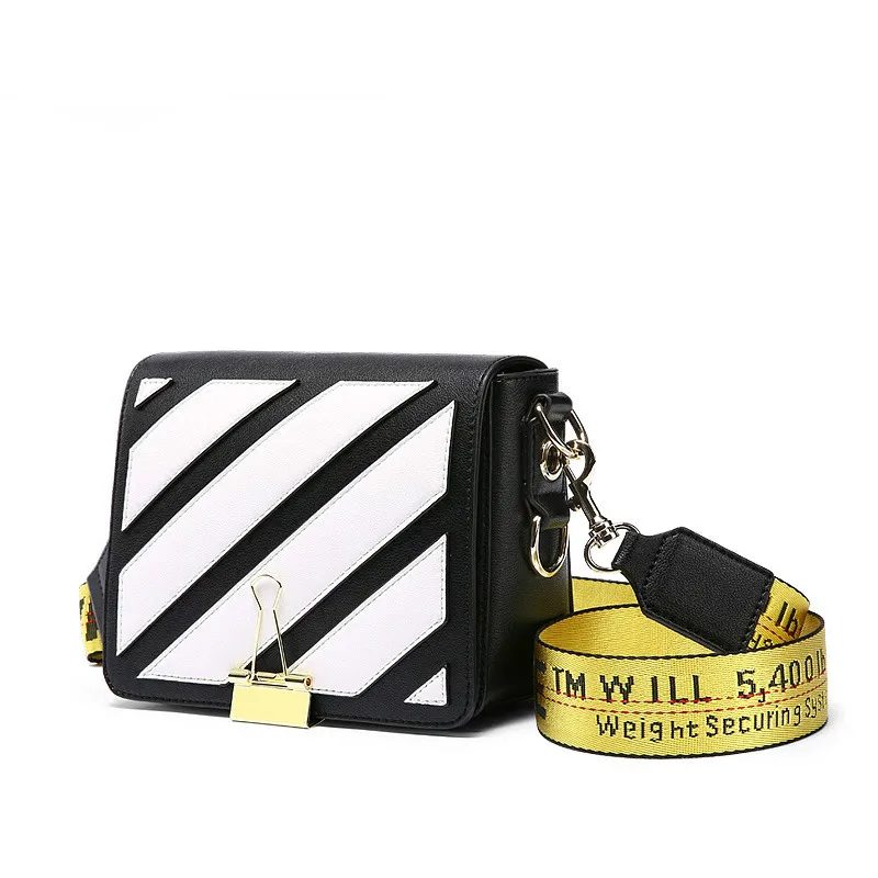 2019 Women Messenger Bags Stripes Pattern Leather Handbag Lady Small Clutch Shoulder Bag Crossbody for Girls Long Tail Clip
2019 Women Messenger Bags Stripes Pattern Leather Handbag Lady Small Clutch Shoulder Bag Crossbody for Girls Long Tail Clip