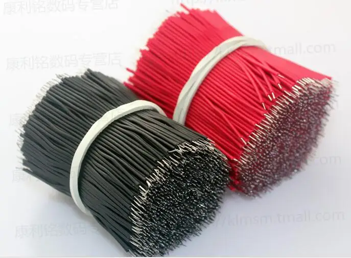1000pcs Motherboard Breadboard Jumper Cable 24AWG Black And Red Electronic Wires Tinned 6cm Electronic Components Accessories
1000pcs Motherboard Breadboard Jumper Cable 24AWG Black And Red Electronic Wires Tinned 6cm Electronic Components Accessories