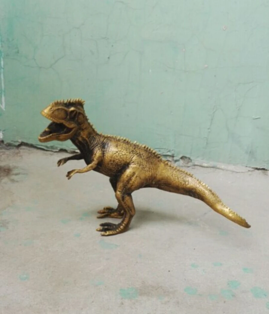 Collectible Chinese Old Copper Carved Dinosaur Sculpture /Antique Dinosaur statue 01
Collectible Chinese Old Copper Carved Dinosaur Sculpture /Antique Dinosaur statue 01