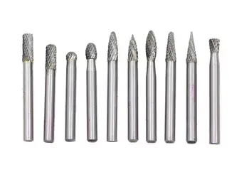 10pcs Tungsten Carbide Burs Sets Rotary Mini Drill Accessories Dremel Drill Grinding Burrs Tungsten Sharpening Drill Bits
10pcs Tungsten Carbide Burs Sets Rotary Mini Drill Accessories Dremel Drill Grinding Burrs Tungsten Sharpening Drill Bits
