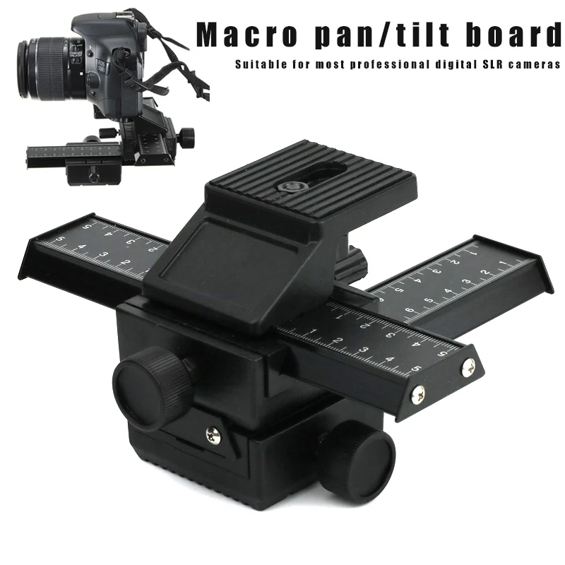 New 4 Way Macro Focusing Rail Slider Set for Nikon Canon SLR Camera Photography DOM668
New 4 Way Macro Focusing Rail Slider Set for Nikon Canon SLR Camera Photography DOM668
