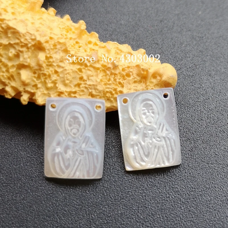 20pcs/lot 8x11mm Natural Rectangle Sacred Heart of Jesus Madonna Mother of Pearl Shell Rectangle Madonna Mother Pearl
20pcs/lot 8x11mm Natural Rectangle Sacred Heart of Jesus Madonna Mother of Pearl Shell Rectangle Madonna Mother Pearl