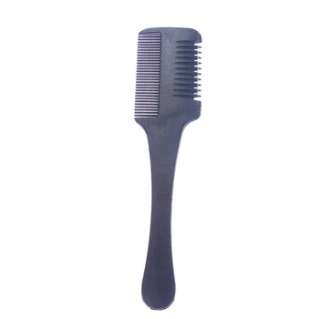 Professional Hair Razor Comb Black Handle Shaving Cutting Thinning Comb Brush Women Hair Styling Tools
Professional Hair Razor Comb Black Handle Shaving Cutting Thinning Comb Brush Women Hair Styling Tools