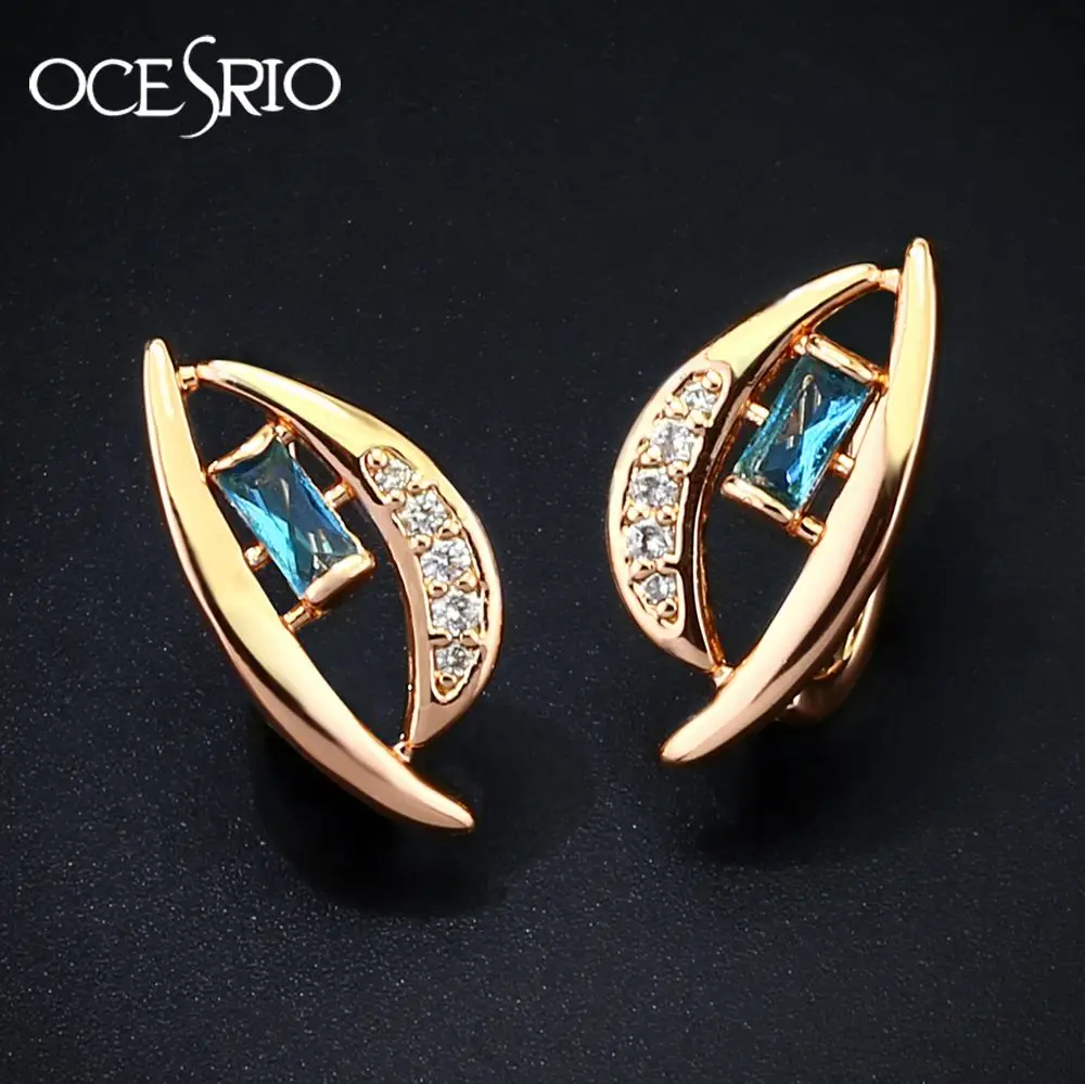 OCESRIO 2019 Fashion Zircon Rose Gold 585 Stud Earrings for Women CZ Cubic Zirconia Femme Earrings Wedding Fine Jewelry ers-j75
OCESRIO 2019 Fashion Zircon Rose Gold 585 Stud Earrings for Women CZ Cubic Zirconia Femme Earrings Wedding Fine Jewelry ers-j75