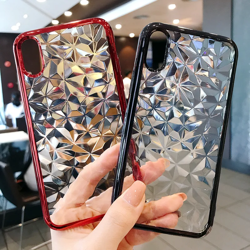 3D Diamond Pattern Clear Phone Case for Apple iPhone XR XS X 6 6S 7 8 Plus Water Light Glitter Soft TPU Cover for iPhone XS Max
3D Diamond Pattern Clear Phone Case for Apple iPhone XR XS X 6 6S 7 8 Plus Water Light Glitter Soft TPU Cover for iPhone XS Max