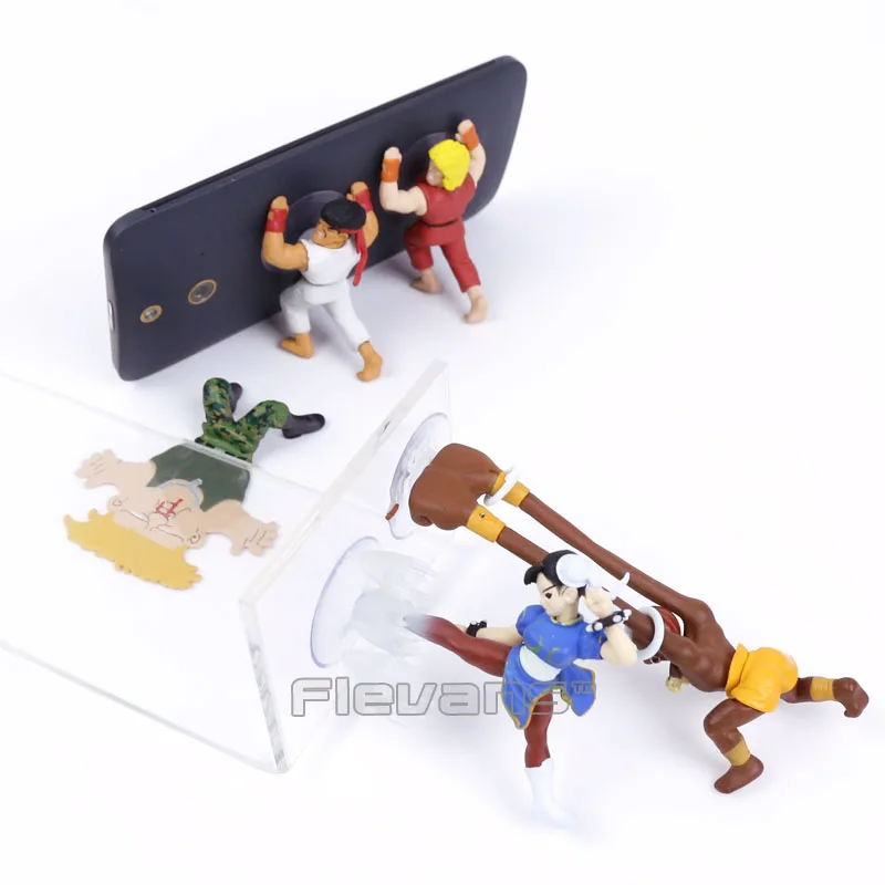 Street Fighter Ryu Guile Ken Chun Li Dhaisim Funny Phone Holder Mini PVC Figures Collectible Model Toys 5pcs/set 10cm
Street Fighter Ryu Guile Ken Chun Li Dhaisim Funny Phone Holder Mini PVC Figures Collectible Model Toys 5pcs/set 10cm