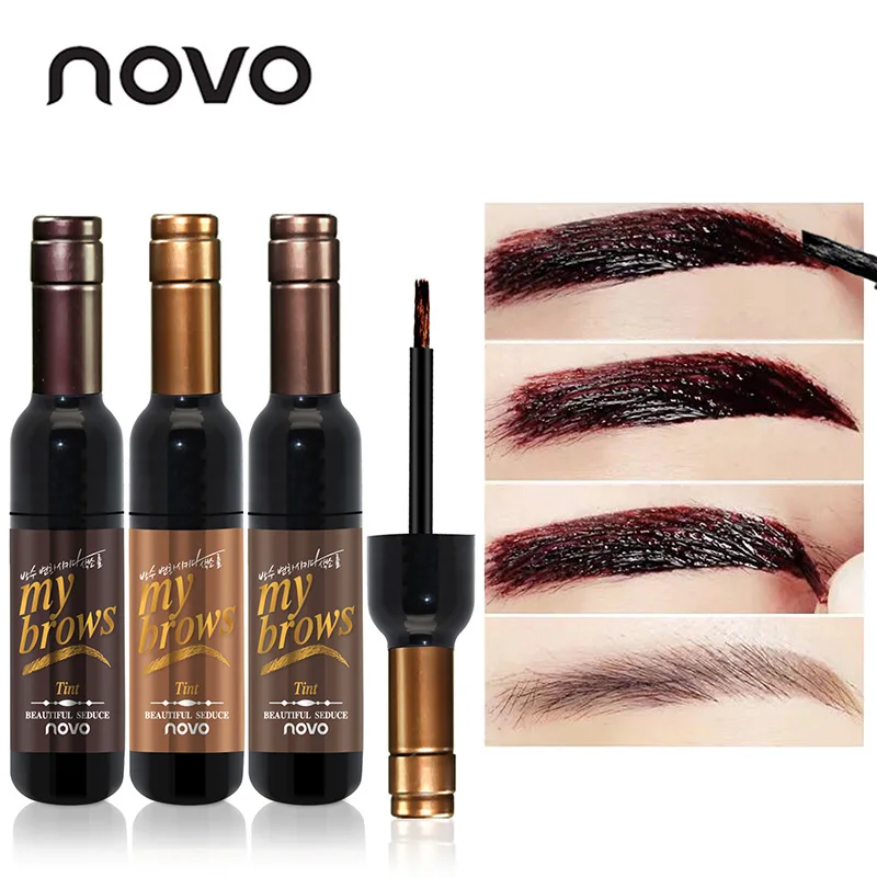 NOVO Bottle Shape Peel Off Eye Brow Gel Makeup Coffee Black Brown Paint Eyebrows Gel Waterproof Eyebrow Tint Wax Dye
NOVO Bottle Shape Peel Off Eye Brow Gel Makeup Coffee Black Brown Paint Eyebrows Gel Waterproof Eyebrow Tint Wax Dye