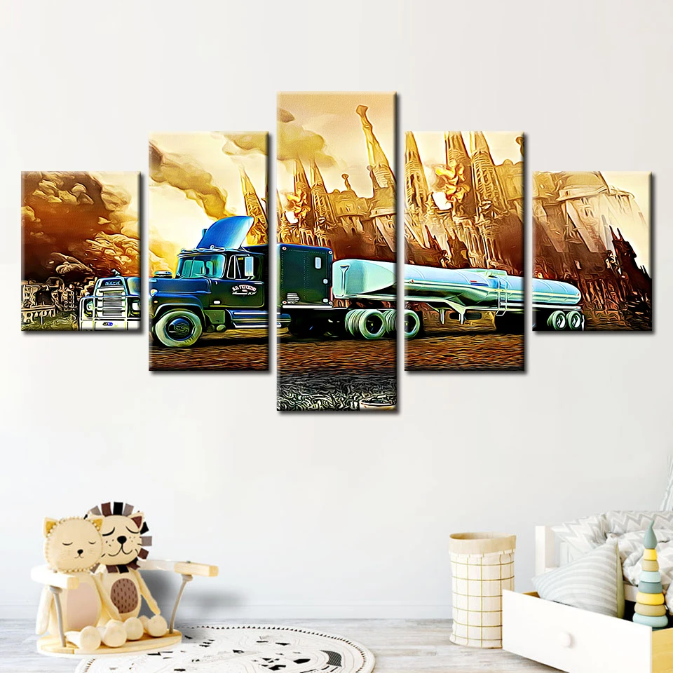 Wall Art Painting Canvas Printed Trailer Truck Poster Creative Modern Home Decoration Vintage Pictures For Living Room Framed
Wall Art Painting Canvas Printed Trailer Truck Poster Creative Modern Home Decoration Vintage Pictures For Living Room Framed