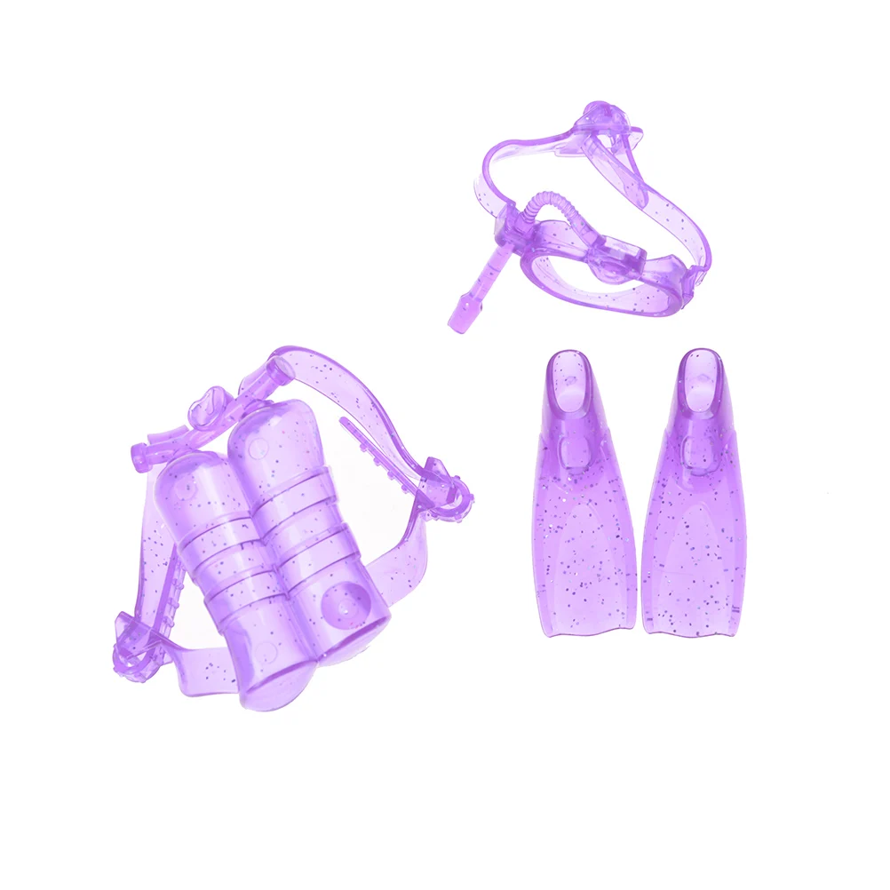 TOYZHIJIA Doll Diving equipment Accessories Plastic oxygen tank Swimming Glasses Feets For Barbie Doll Girl Birthday Best Gift
TOYZHIJIA Doll Diving equipment Accessories Plastic oxygen tank Swimming Glasses Feets For Barbie Doll Girl Birthday Best Gift