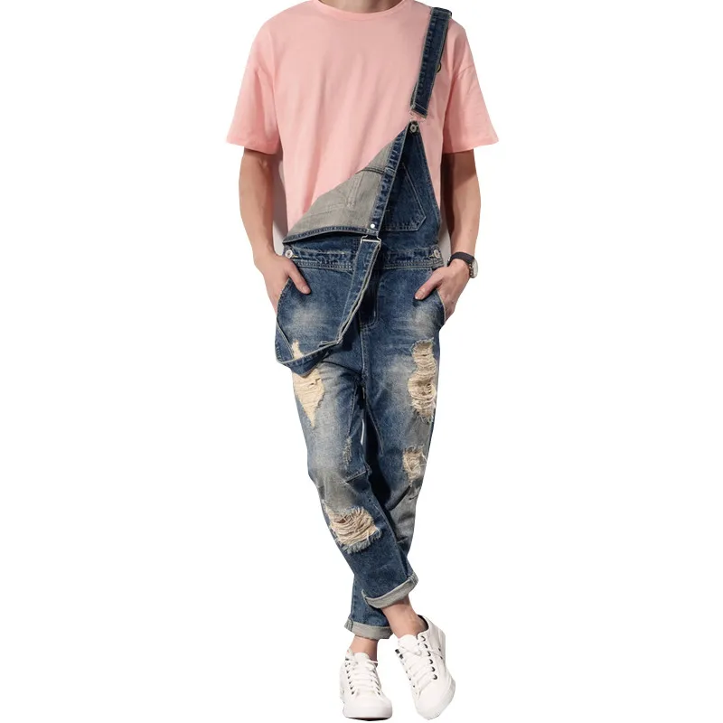 2017 Brand New Denim Overalls Men Fashion Homme Jeans Masculino Male Denim Jumpsuit Size S-XXL
2017 Brand New Denim Overalls Men Fashion Homme Jeans Masculino Male Denim Jumpsuit Size S-XXL
