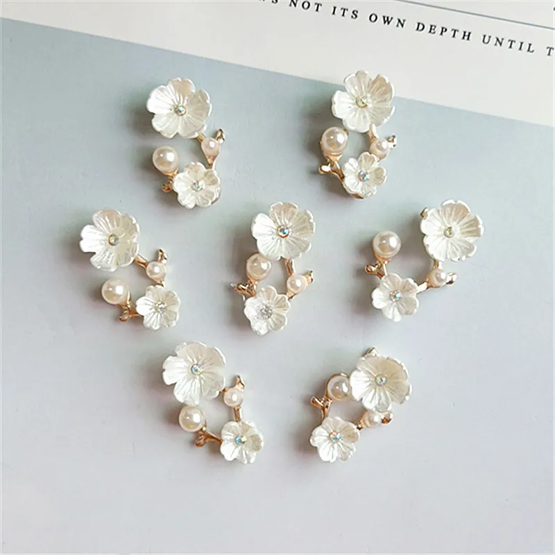SEA MEW 40 PCS 1.5cm*2.5cm 1.7cm*2cm Fashion Metal Alloy Flowers Connectors Charm For Jewelry Making
SEA MEW 40 PCS 1.5cm*2.5cm 1.7cm*2cm Fashion Metal Alloy Flowers Connectors Charm For Jewelry Making
