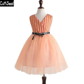 Cultiseed Girl New Dress Big Children Striped Patchwork Mesh Ball Gown Party Dress Kids Sleeveless Vest Princess Birhtday Dress
Cultiseed Girl New Dress Big Children Striped Patchwork Mesh Ball Gown Party Dress Kids Sleeveless Vest Princess Birhtday Dress