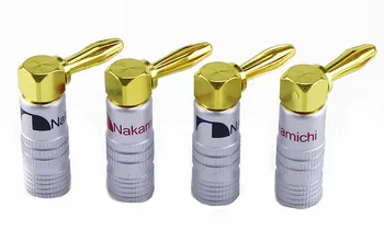 6PCS Nakamichi Right angle Banana Plugs Gold Plated Musical Speaker Wire Cable Connector 4mm
6PCS Nakamichi Right angle Banana Plugs Gold Plated Musical Speaker Wire Cable Connector 4mm