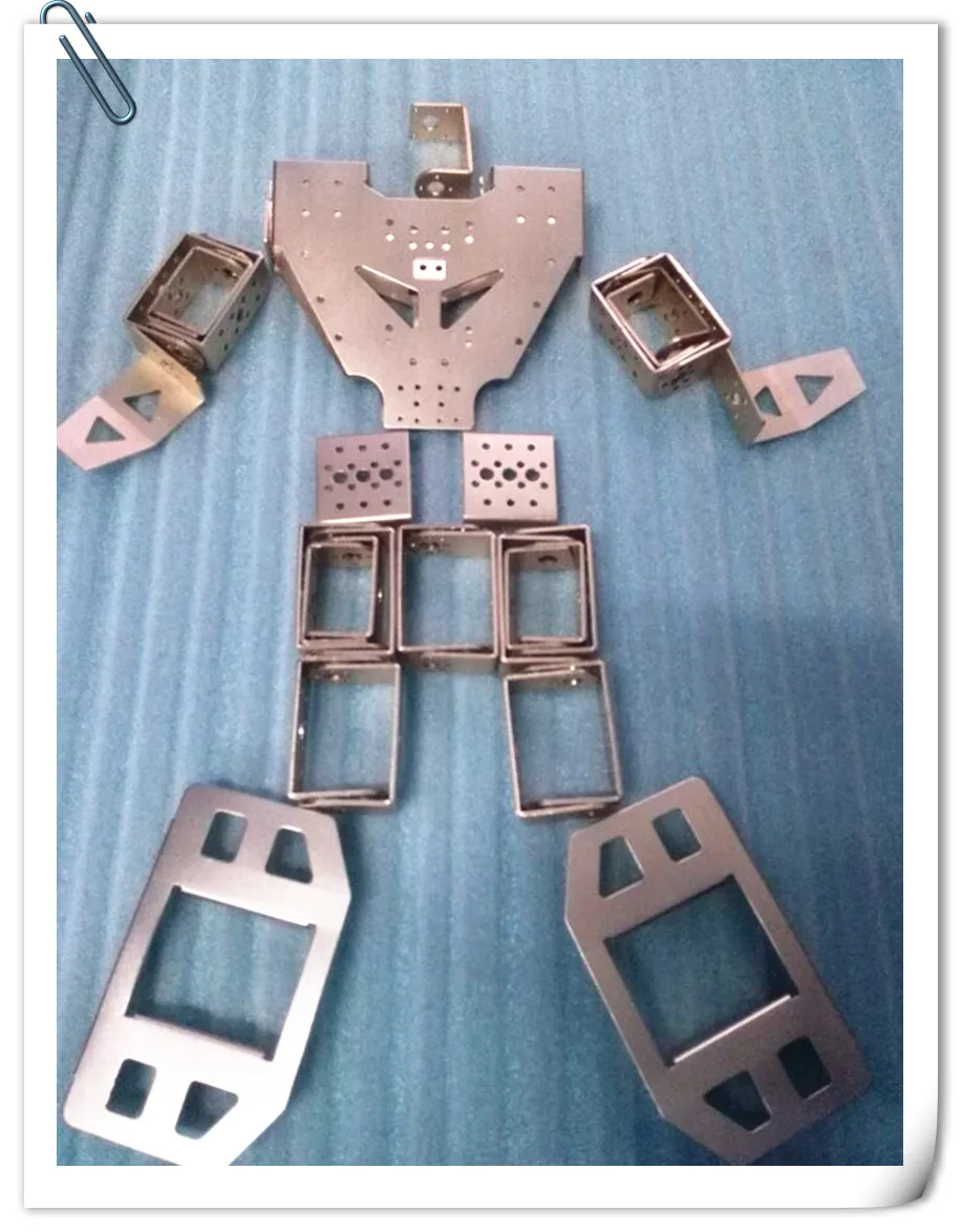 free shipping 17DOF robot frame Robotic Educational Robot Kit Humanoid Walk robot (no servo) with assemble tools
free shipping 17DOF robot frame Robotic Educational Robot Kit Humanoid Walk robot (no servo) with assemble tools