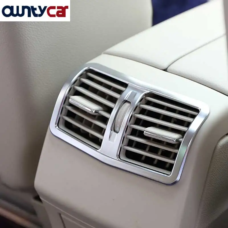 Interior ABS Chrome Armrest Box Rear Air Conditioning Vent Cover Trim Air Outlet decorative for Mercedes Benz W212 E Class 13-17
Interior ABS Chrome Armrest Box Rear Air Conditioning Vent Cover Trim Air Outlet decorative for Mercedes Benz W212 E Class 13-17