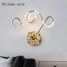 Modern minimalist LED crystal wall lamp living room corridor bedroom bedside lamp creative personality double head wall lamp
Modern minimalist LED crystal wall lamp living room corridor bedroom bedside lamp creative personality double head wall lamp
