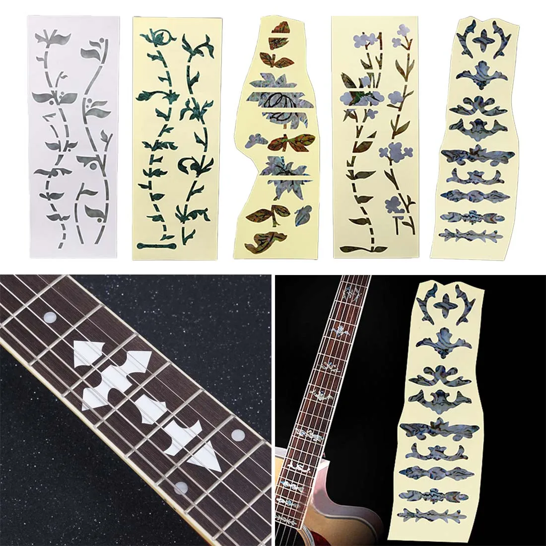 Acoustic Electric Guitar Stickers Bass Inlay Decal Ultra Thin Fretboard Sticker Instrument Guitar Accessories
Acoustic Electric Guitar Stickers Bass Inlay Decal Ultra Thin Fretboard Sticker Instrument Guitar Accessories