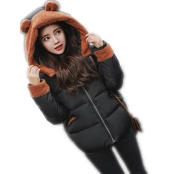 2019 Fashion Winter&autumn Women Down Cotton Short Jacket Parka Female Hooded Cute Thicken Cotton Outerwear Cotton Parkas CQ530
2019 Fashion Winter&autumn Women Down Cotton Short Jacket Parka Female Hooded Cute Thicken Cotton Outerwear Cotton Parkas CQ530