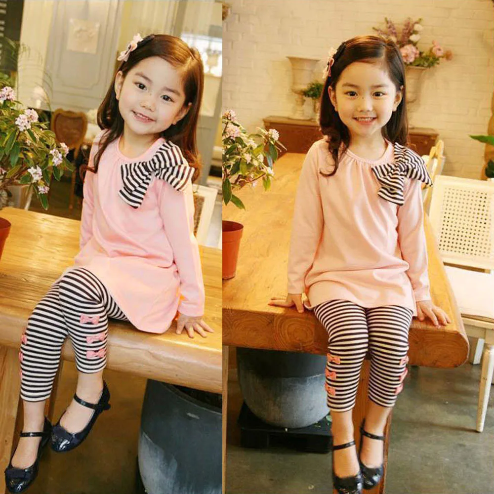 Clothing 2Pcs Kids Baby Girls Clothing Long Sleeve Bowknot Dress T-Shirt+Stripe Pants Set Autumn Winter Children Costume T#
Clothing 2Pcs Kids Baby Girls Clothing Long Sleeve Bowknot Dress T-Shirt+Stripe Pants Set Autumn Winter Children Costume T#