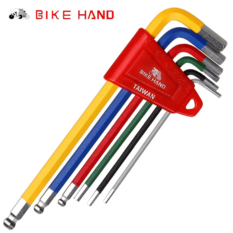 MTB Road Bike Multi-function Bicycle Repair Tools Hex Key Ball End Set 2/2.5/3/4/5/6mm Allen Wrench Bike Tools Bike Hand Tools
MTB Road Bike Multi-function Bicycle Repair Tools Hex Key Ball End Set 2/2.5/3/4/5/6mm Allen Wrench Bike Tools Bike Hand Tools
