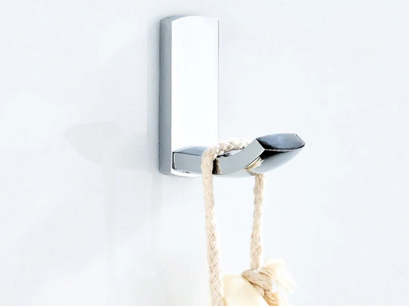 bathroom chrome robe hook