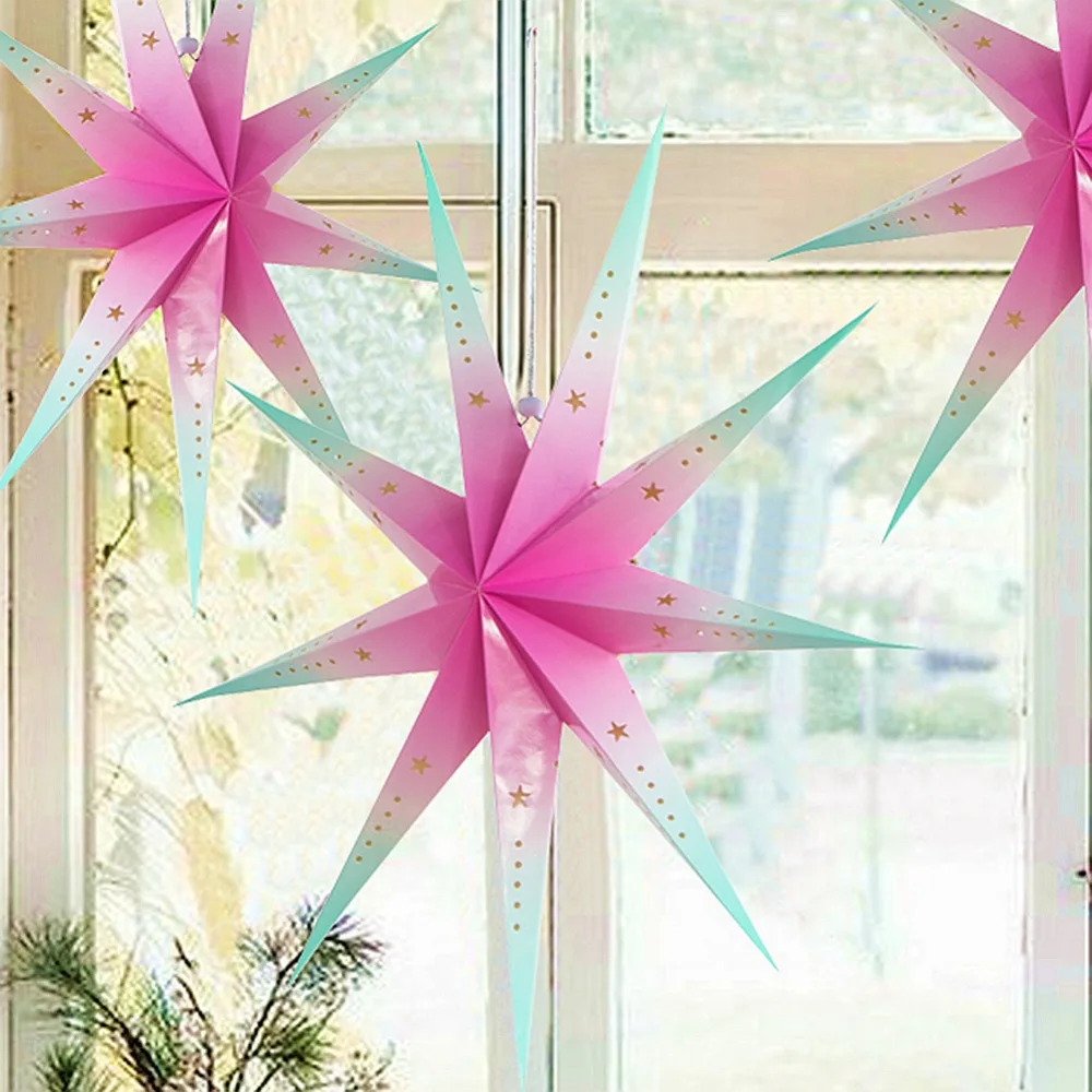 1pc Stunning Design Paper Star Colorful Window Star for Baby Shower 1st Birthday Unicorn Party New Year Christmas Celebration
1pc Stunning Design Paper Star Colorful Window Star for Baby Shower 1st Birthday Unicorn Party New Year Christmas Celebration