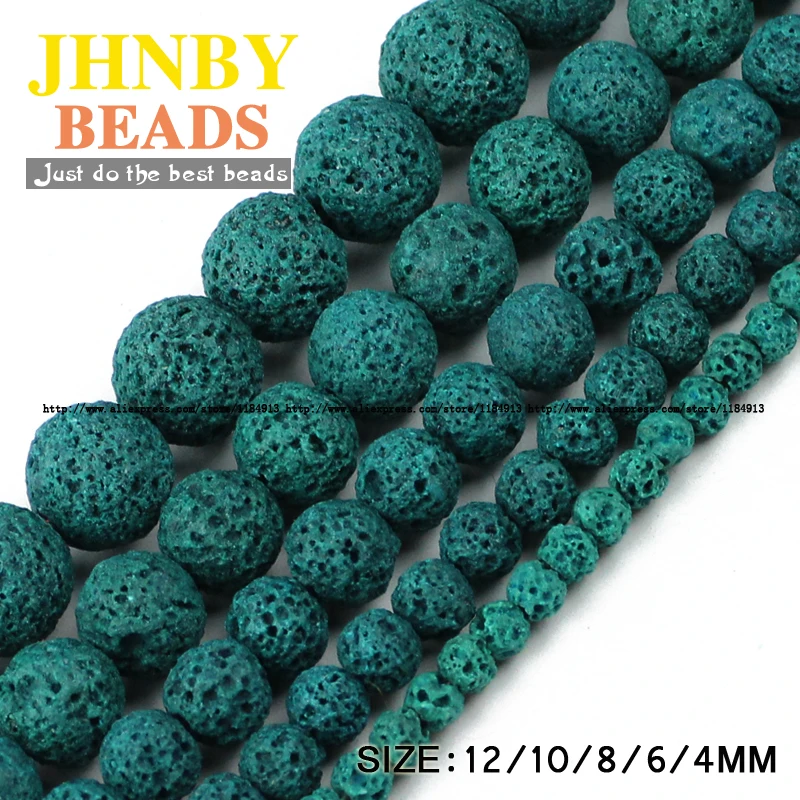 JHNBY Green Lava beads Natural Stone beads Volcanic rock High quality Round Loose bead ball 4/6/8/10/12MM for jewelry making DIY
JHNBY Green Lava beads Natural Stone beads Volcanic rock High quality Round Loose bead ball 4/6/8/10/12MM for jewelry making DIY