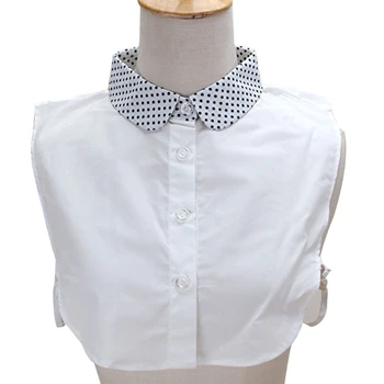 Women Pure Color Wave Point Pattern Lapel Choker Necklace Shirt Fake False Collar
Women Pure Color Wave Point Pattern Lapel Choker Necklace Shirt Fake False Collar
