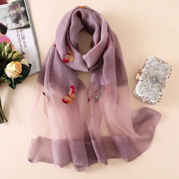 New 2020 High Quality Solid Beading Women Silk Scarves Fashion Embroidery Soft Wool Scarf Lady Pashmina Shawls Bandana Foulard 
New 2020 High Quality Solid Beading Women Silk Scarves Fashion Embroidery Soft Wool Scarf Lady Pashmina Shawls Bandana Foulard
